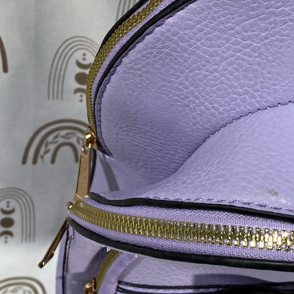 Lavender Bow Accent Backpack